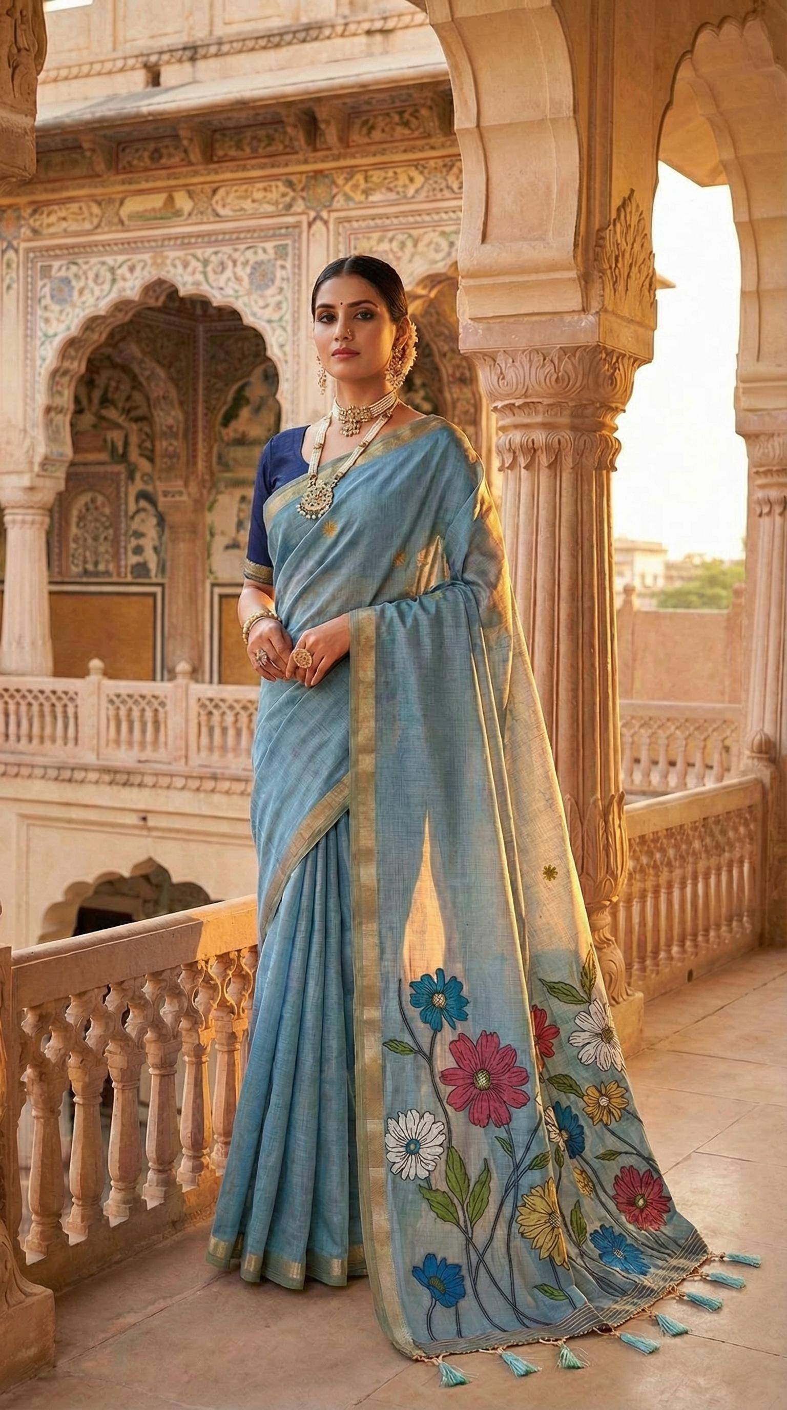 Anupama Arya Flower Saree dealers in Hyderabad